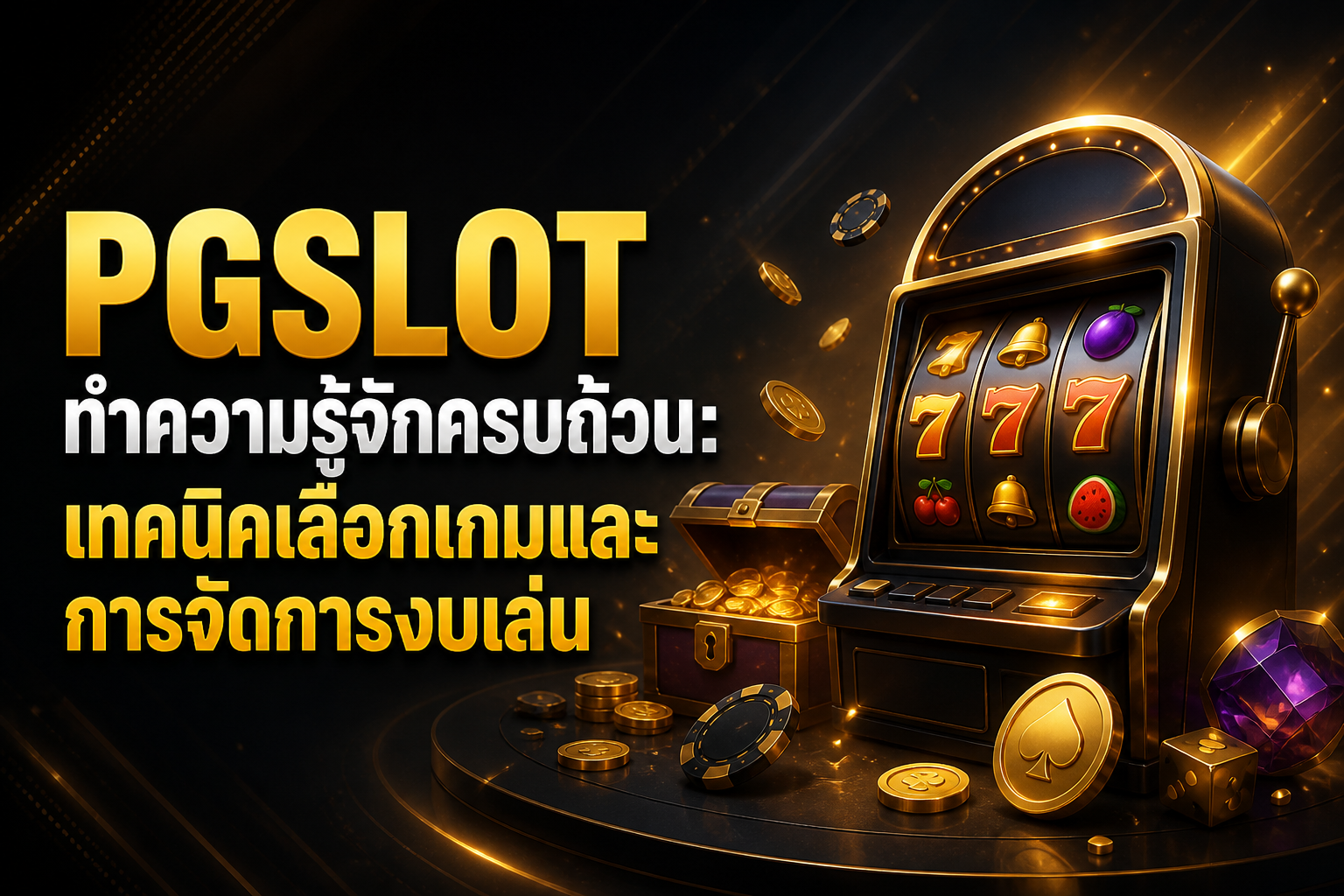 PGSLOT ทำความรู้จักครบถ้วน: เทคนิคเลือกเกมและการจัดการงบเล่น